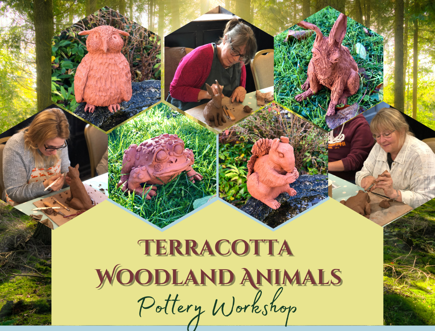 Terracotta Woodland Animals for your garden/home | The Plough Arts Centre Terracotta Woodland Animals for your garden/home | The Plough Arts Centre